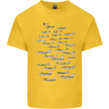 British RAF Fighters Royal Air Force Planes Kids T-Shirt Childrens Yellow