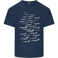 British RAF Fighters Royal Air Force Planes Mens Cotton T-Shirt Tee Top Navy Blue