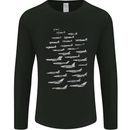British RAF Fighters Royal Air Force Planes Mens Long Sleeve T-Shirt Black