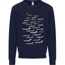 British RAF Fighters Royal Air Force Planes Mens Sweatshirt Jumper Navy Blue