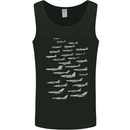 British RAF Fighters Royal Air Force Planes Mens Vest Tank Top Black