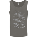 British RAF Fighters Royal Air Force Planes Mens Vest Tank Top Charcoal