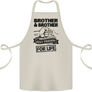 Brother & Brother Friends for Life Funny Cotton Apron 100% Organic Natural
