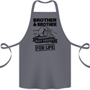 Brother & Brother Friends for Life Funny Cotton Apron 100% Organic Steel