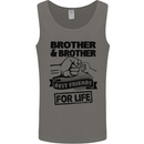 Brother & Brother Friends for Life Funny Mens Vest Tank Top Charcoal