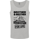 Brother & Brother Friends for Life Funny Mens Vest Tank Top Sports Grey