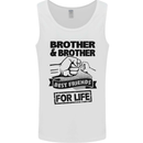Brother & Brother Friends for Life Funny Mens Vest Tank Top White