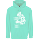 Bulldog Gym Training Top Bodybuilding Mens 80% Cotton Hoodie Peppermint