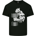 Bulldog Gym Training Top Bodybuilding Mens Cotton T-Shirt Tee Top Black