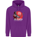 Bushido Samurai Warrior Sword Ronin MMA Childrens Kids Hoodie Purple