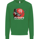 Bushido Samurai Warrior Sword Ronin MMA Mens Sweatshirt Jumper Irish Green