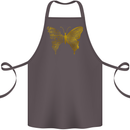 Butterfly Inspirational Quote Rhopalocera Cotton Apron 100% Organic Dark Grey