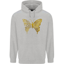 Butterfly Inspirational Quote Rhopalocera Mens 80% Cotton Hoodie Sports Grey