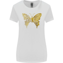 Butterfly Inspirational Quote Rhopalocera Womens Wider Cut T-Shirt White