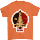 CCCP Soviet Space Program Mens T-Shirt Cotton Gildan Orange