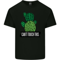 Cactus Can't Touch This Funny Gardening Mens Cotton T-Shirt Tee Top Black
