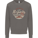 Cafe Racer Biker Motorbike Motorcycle Mens Sweatshirt Jumper Charcoal
