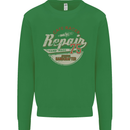 Cafe Racer Biker Motorbike Motorcycle Mens Sweatshirt Jumper Irish Green