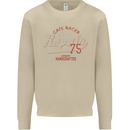Cafe Racer Biker Motorbike Motorcycle Mens Sweatshirt Jumper Sand