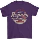 Cafe Racer Biker Motorbike Motorcycle Mens T-Shirt Cotton Gildan Purple