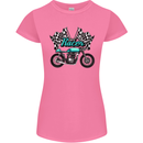 Cafe Racer Biker Motorcycle Motorbike Womens Petite Cut T-Shirt Azalea