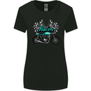 Cafe Racer Biker Motorcycle Motorbike Womens Wider Cut T-Shirt Black