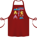 Camera Sutra Photography Photographer Funny Cotton Apron 100% Organic Maroon