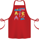 Camera Sutra Photography Photographer Funny Cotton Apron 100% Organic Red