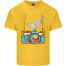 Camera With a Bird Photographer Photography Kids T-Shirt Childrens Yellow