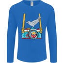 Camera With a Bird Photographer Photography Mens Long Sleeve T-Shirt Royal Blue