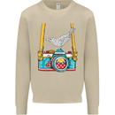 Camera With a Bird Photographer Photography Mens Sweatshirt Jumper Sand