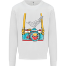 Camera With a Bird Photographer Photography Mens Sweatshirt Jumper White