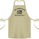Camera for My Wife Photographer Photography Cotton Apron 100% Organic Khaki