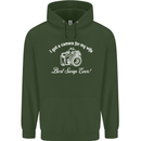 Camera for My Wife Photography Photographer Mens 80% Cotton Hoodie Forest Green
