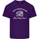 Camera for My Wife Photography Photographer Mens Cotton T-Shirt Tee Top Purple