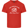Camera for My Wife Photography Photographer Mens Cotton T-Shirt Tee Top Red