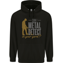 Can I Metal Detect Funny Detecting Detector Childrens Kids Hoodie Black