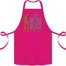 Can I Metal Detect Funny Detecting Detector Cotton Apron 100% Organic Pink