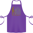 Can I Metal Detect Funny Detecting Detector Cotton Apron 100% Organic Purple