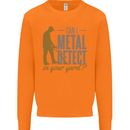 Can I Metal Detect Funny Detecting Detector Mens Sweatshirt Jumper Orange