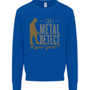 Can I Metal Detect Funny Detecting Detector Mens Sweatshirt Jumper Royal Blue