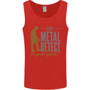 Can I Metal Detect Funny Detecting Detector Mens Vest Tank Top Red