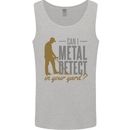 Can I Metal Detect Funny Detecting Detector Mens Vest Tank Top Sports Grey