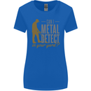 Can I Metal Detect Funny Detecting Detector Womens Wider Cut T-Shirt Royal Blue