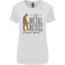 Can I Metal Detect Funny Detecting Detector Womens Wider Cut T-Shirt White