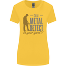Can I Metal Detect Funny Detecting Detector Womens Wider Cut T-Shirt Yellow
