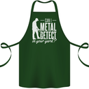 Can I Metal Detect In Your Yard Detecting Cotton Apron 100% Organic Forest Green