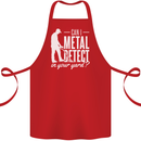 Can I Metal Detect In Your Yard Detecting Cotton Apron 100% Organic Red