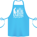 Can I Metal Detect In Your Yard Detecting Cotton Apron 100% Organic Turquoise