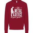 Can I Metal Detect In Your Yard Detecting Kids Sweatshirt Jumper Red